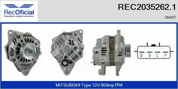 Alternator (REC2035262.1)