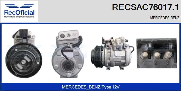 Compressor, air conditioning (RECSAC76017.1)