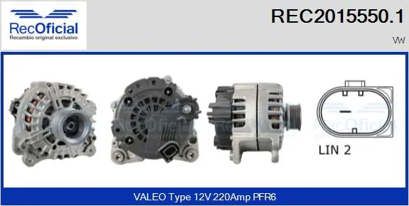 Alternator (REC2015550.1)