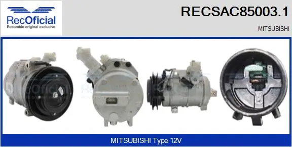 Compressor, air conditioning (RECSAC85003.1)