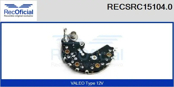 Rectifier, alternator (RECSRC15104.0)