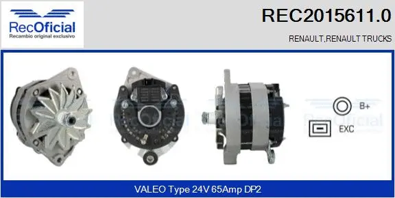 Alternator (REC2015611.0)