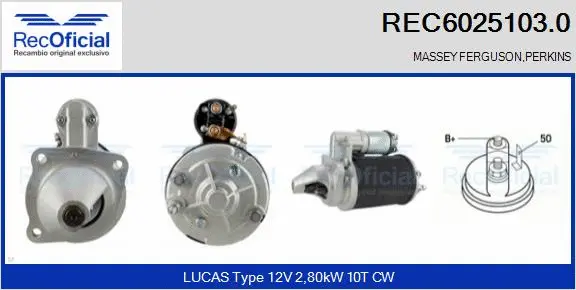 Starter (REC6025103.0)