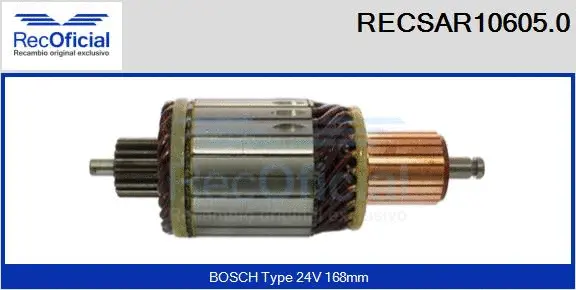 Armature, starter (RECSAR10605.0)