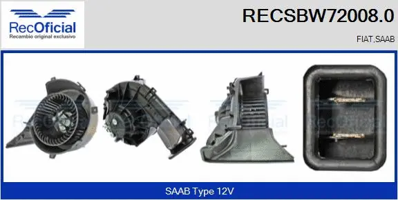 Interior Blower (RECSBW72008.0)