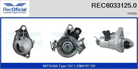 Starter (REC6033125.0)