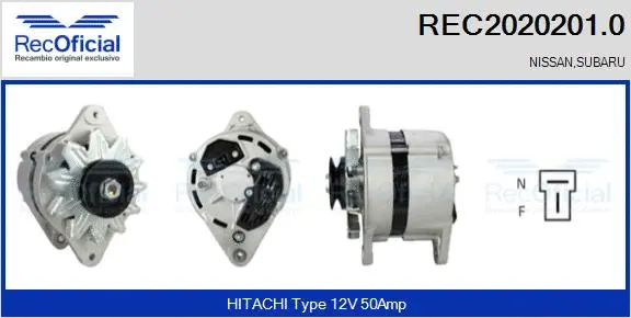 Alternator (REC2020201.0)