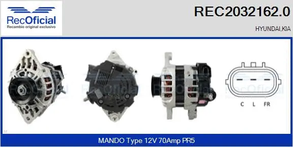 Alternator (REC2032162.0)