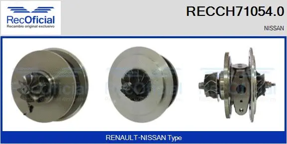 Core assembly, turbocharger (RECCH71054.0)