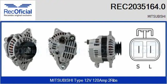 Alternator (REC2035164.0)