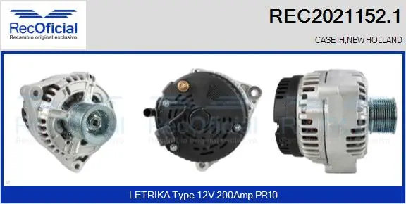 Alternator (REC2021152.1)