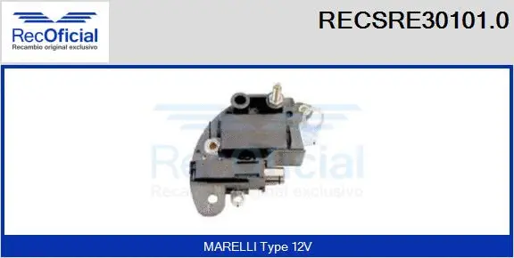 Alternator Regulator (RECSRE30101.0)