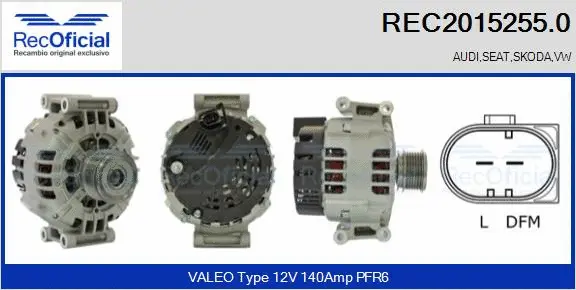 Alternator (REC2015255.0)