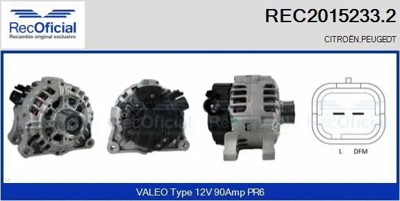 Alternator (REC2015233.2)