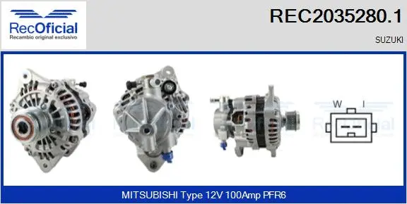 Alternator (REC2035280.1)