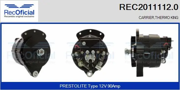 Alternator (REC2011112.0)