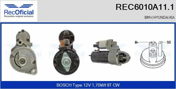 Starter (REC6010A11.1)