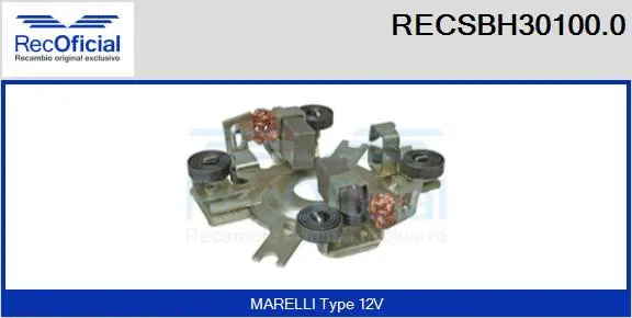 Holder, carbon brushes (RECSBH30100.0)