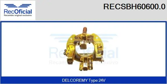 Holder, carbon brushes (RECSBH60600.0)