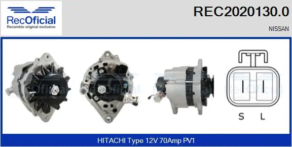 Alternator (REC2020130.0)