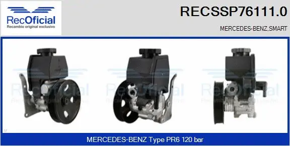 Hydraulic Pump, steering (RECSSP76111.0)