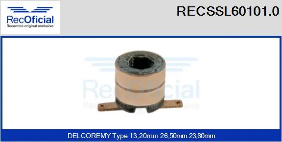 Slip Ring, alternator (RECSSL60101.0)