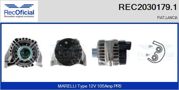 Alternator (REC2030179.1)