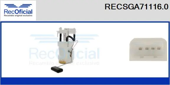 Fuel Feed Unit (RECSGA71116.0)