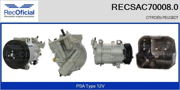 Compressor, air conditioning (RECSAC70008.0)
