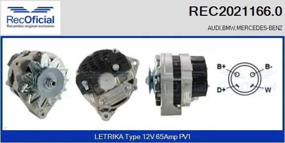 Alternator (REC2021166.0)