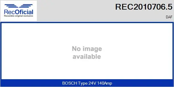 Alternator (REC2010706.5)