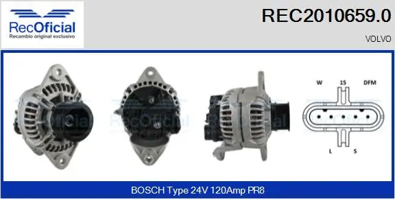 Alternator (REC2010659.0)