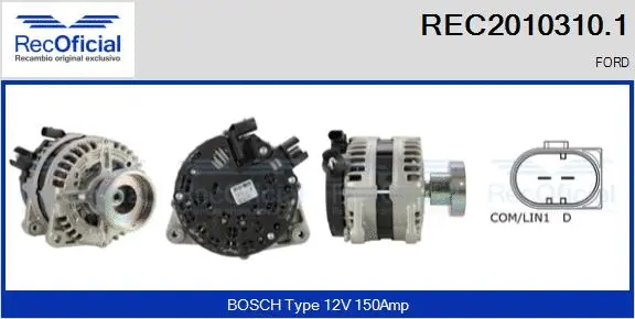 Alternator (REC2010310.1)