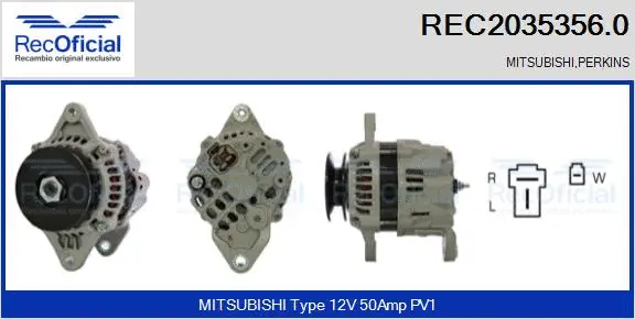 Alternator (REC2035356.0)