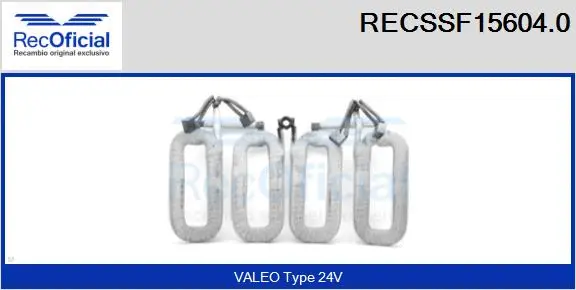 Field Winding, starter (RECSSF15604.0)