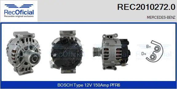 Alternator (REC2010272.0)