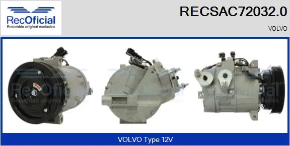 Compressor, air conditioning (RECSAC72032.0)