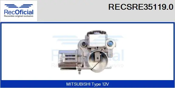 Alternator Regulator (RECSRE35119.0)