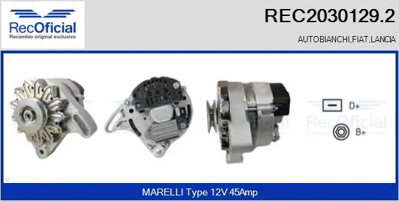 Alternator (REC2030129.2)