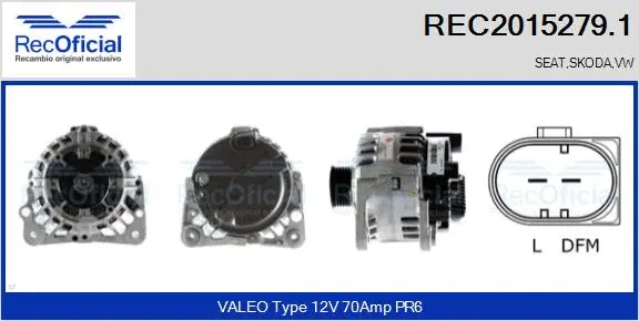Alternator (REC2015279.1)