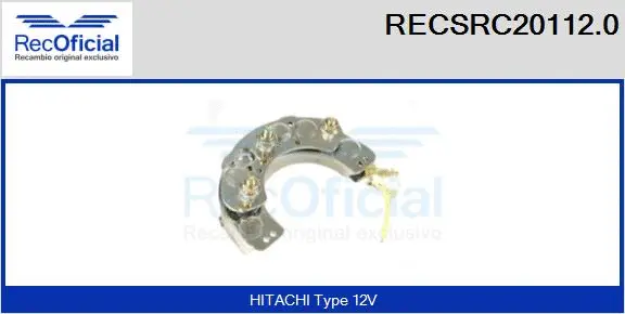 Rectifier, alternator (RECSRC20112.0)