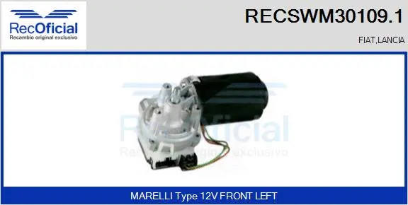 Wiper Motor (RECSWM30109.1)