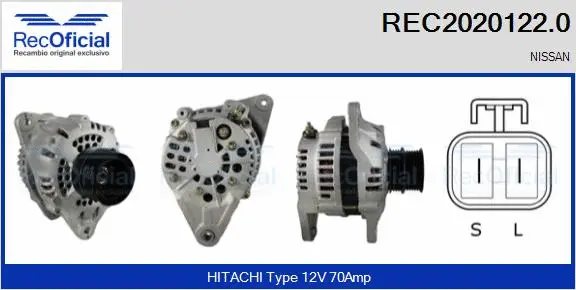 Alternator (REC2020122.0)