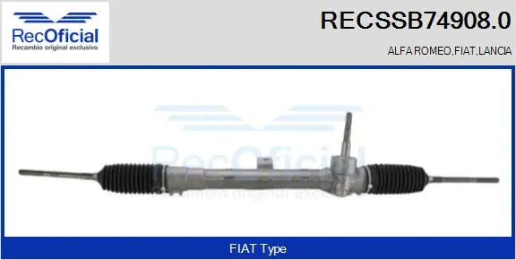 Steering Gear (RECSSB74908.0)