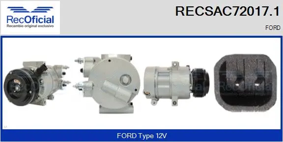 Compressor, air conditioning (RECSAC72017.1)