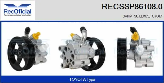 Hydraulic Pump, steering (RECSSP86108.0)