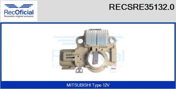 Alternator Regulator (RECSRE35132.0)