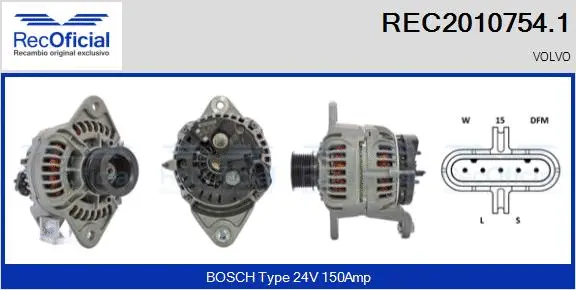 Alternator (REC2010754.1)