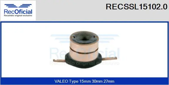 Slip Ring, alternator (RECSSL15102.0)