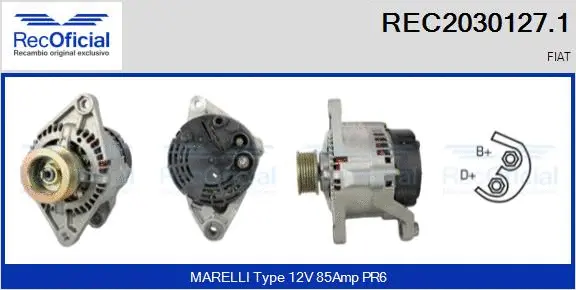 Alternator (REC2030127.1)